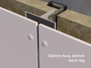 Aluminium Tee Rail 125mm Face, 60mm Back Leg
