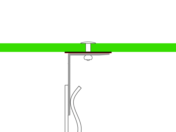 Plastestrip L Rails for Intermediate Panel Supports